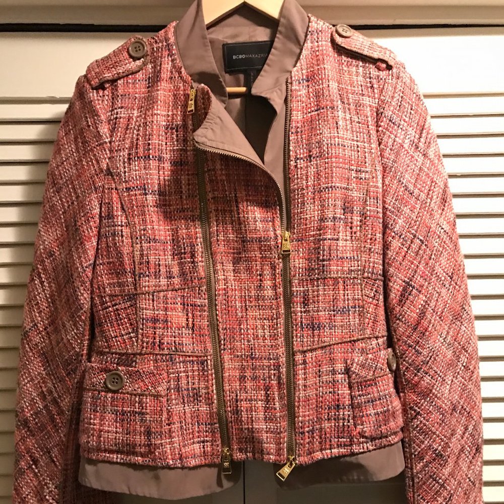 BCBG MaxAzria Tweed Blazer